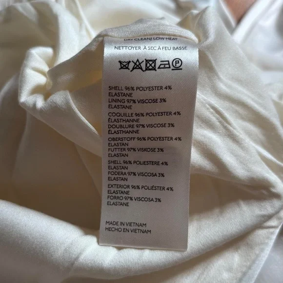 BHLDN Cream Long Sleeve Knot Dress - Picture 8 of 8